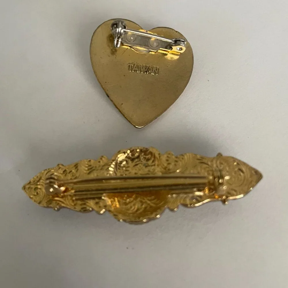 Vintage Brooches - Set of Two - Picture 2 of 2